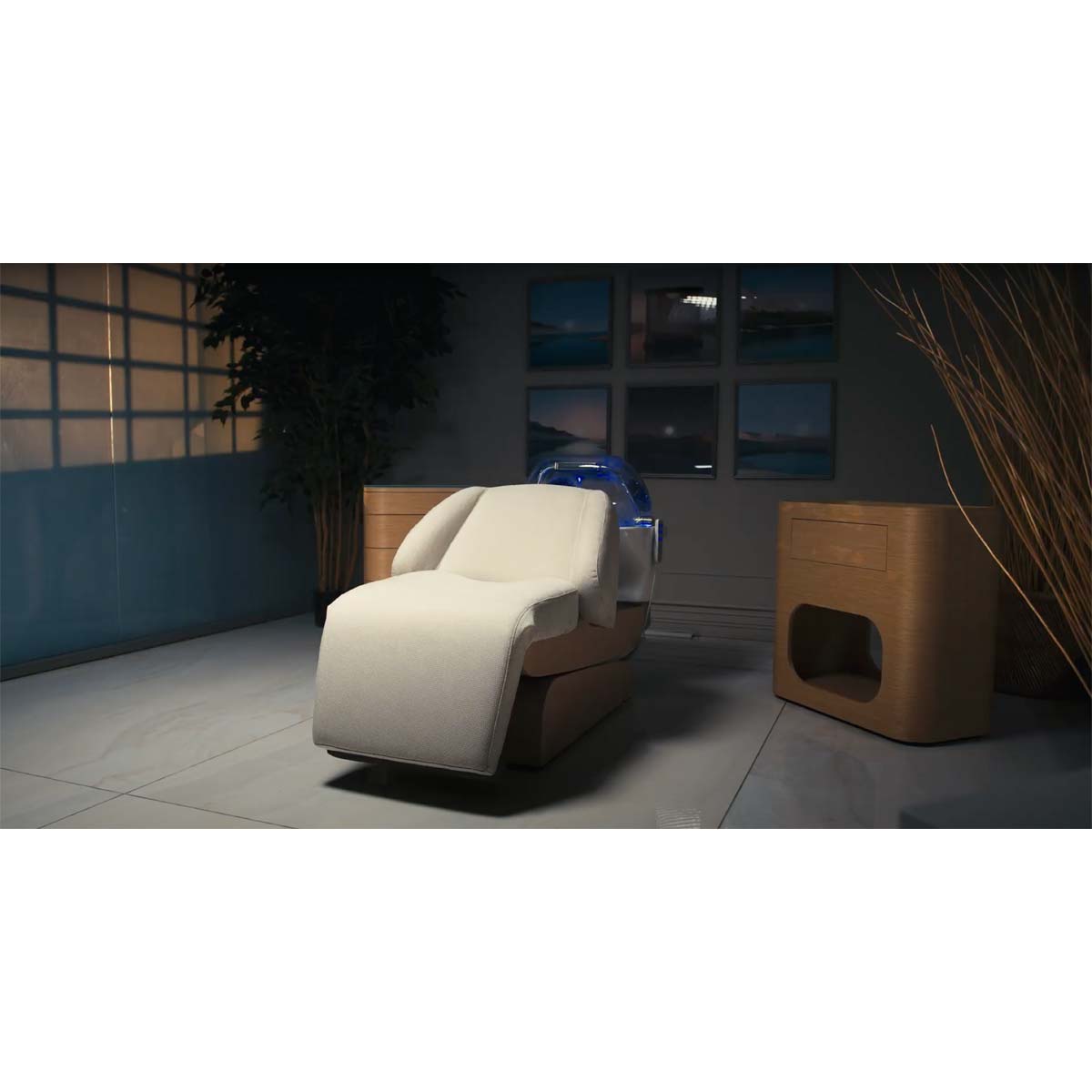 HEAVEN Air Massage Tub + Shirodhara Igloo + Vapomist 1 + Headrest