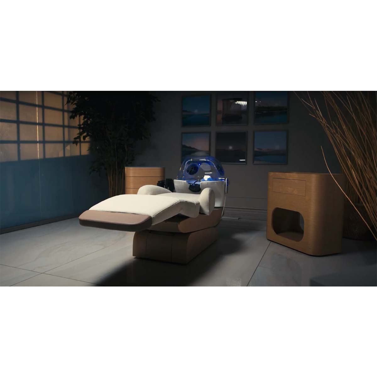 HEAVEN Air Massage Tub + Shirodhara Igloo + Vapomist 1 + Headrest