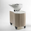 White Tray White Tub Trolley