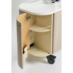 White Tray White Tub Trolley
