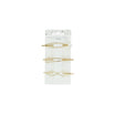 Mixed Golden Hair Clips x3