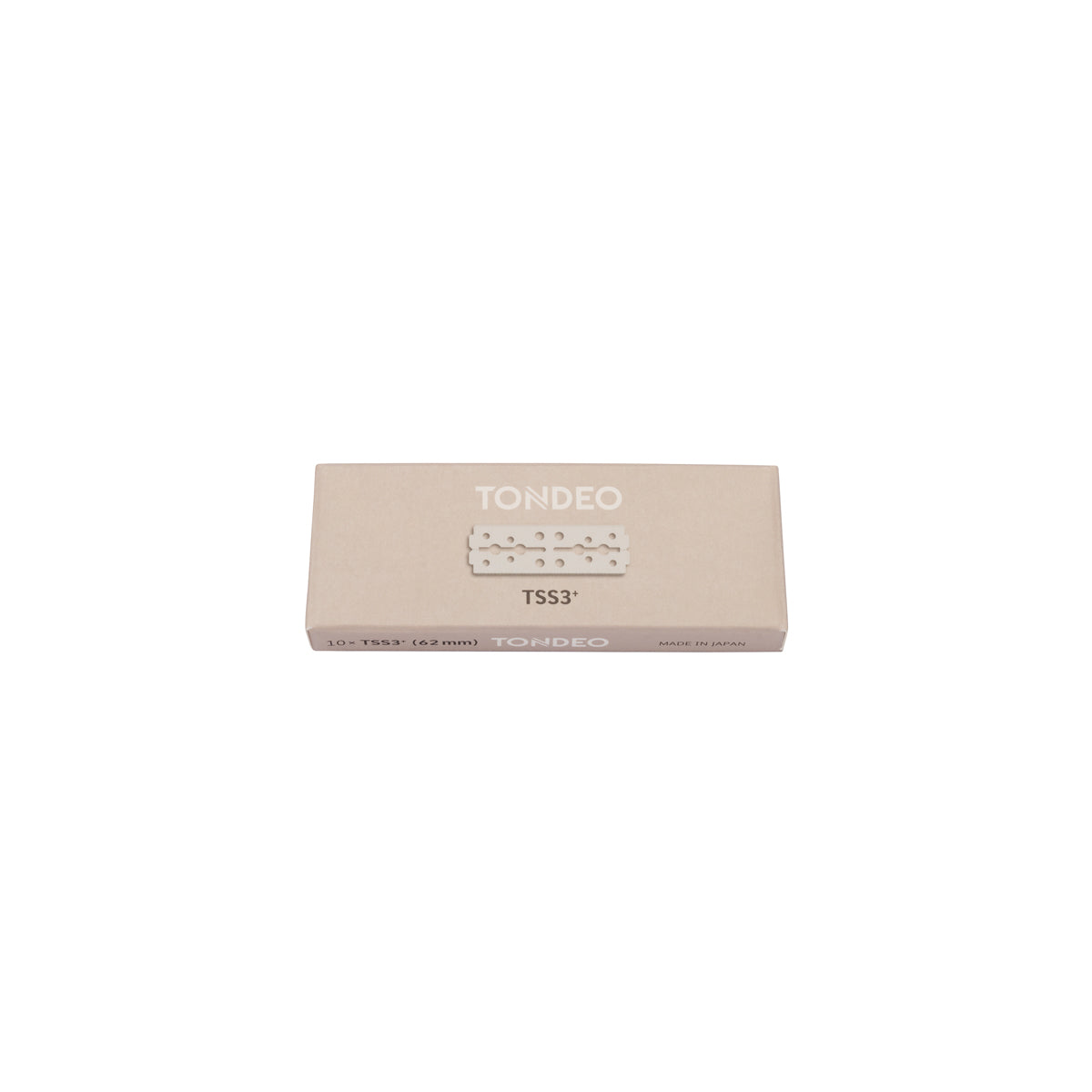 Pack of 10 stainless steel TSS3 razor blades