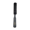 Black wood flat boar bristle brush