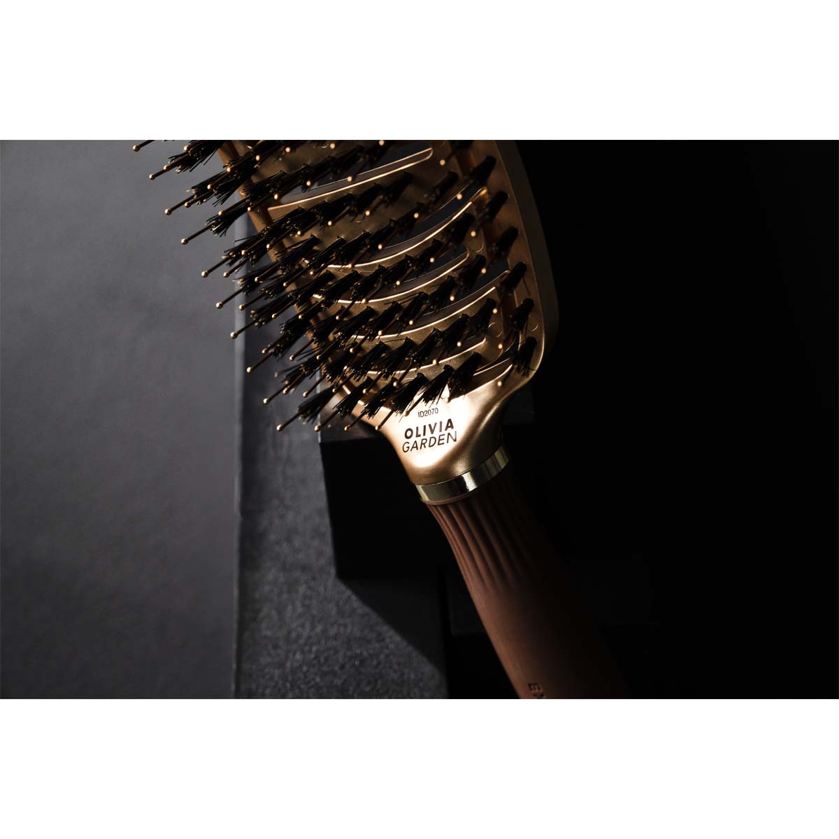 Brosse Expert Care Flex Gold & Brown Sanglier & Nylon