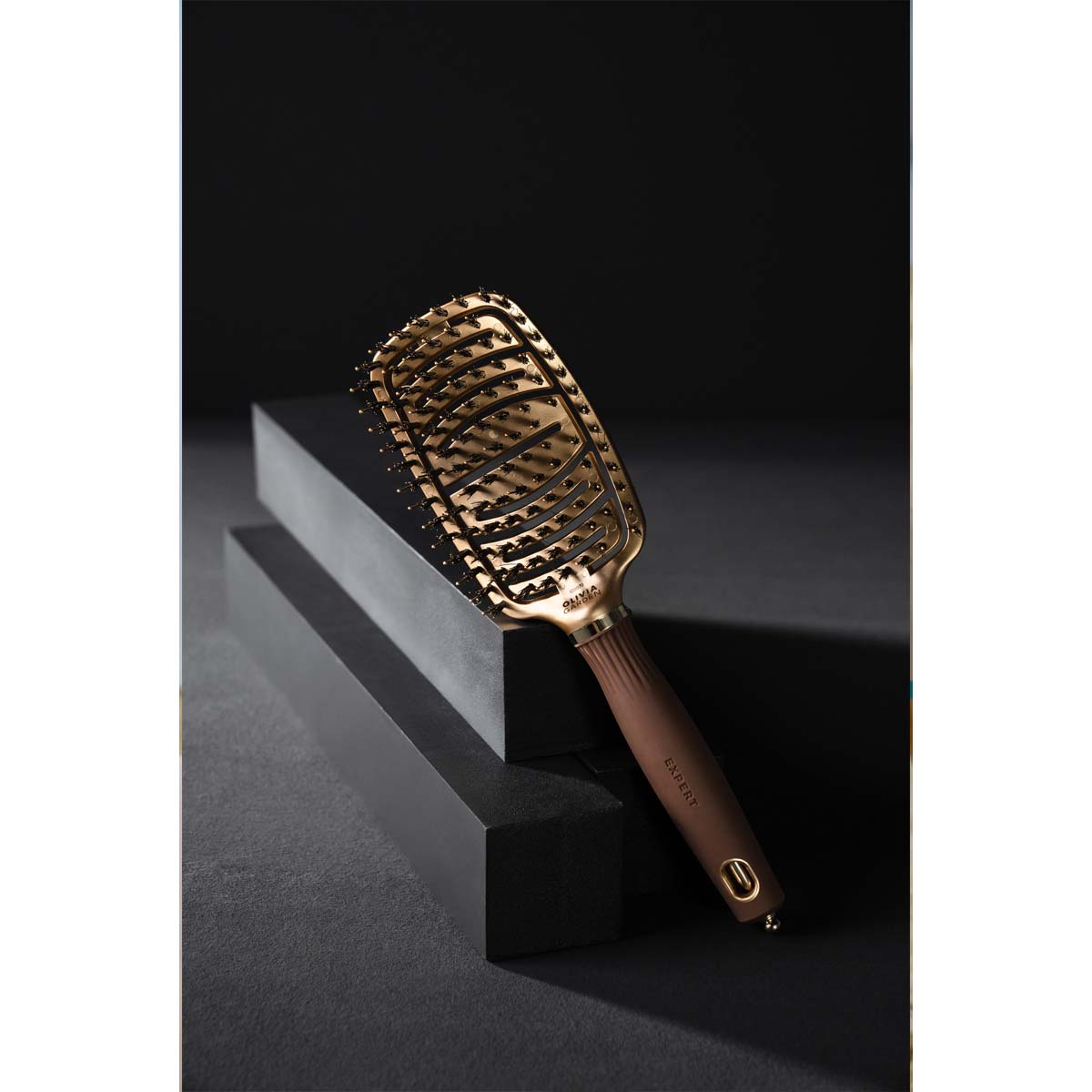 Brosse Expert Care Flex Gold & Brown Sanglier & Nylon