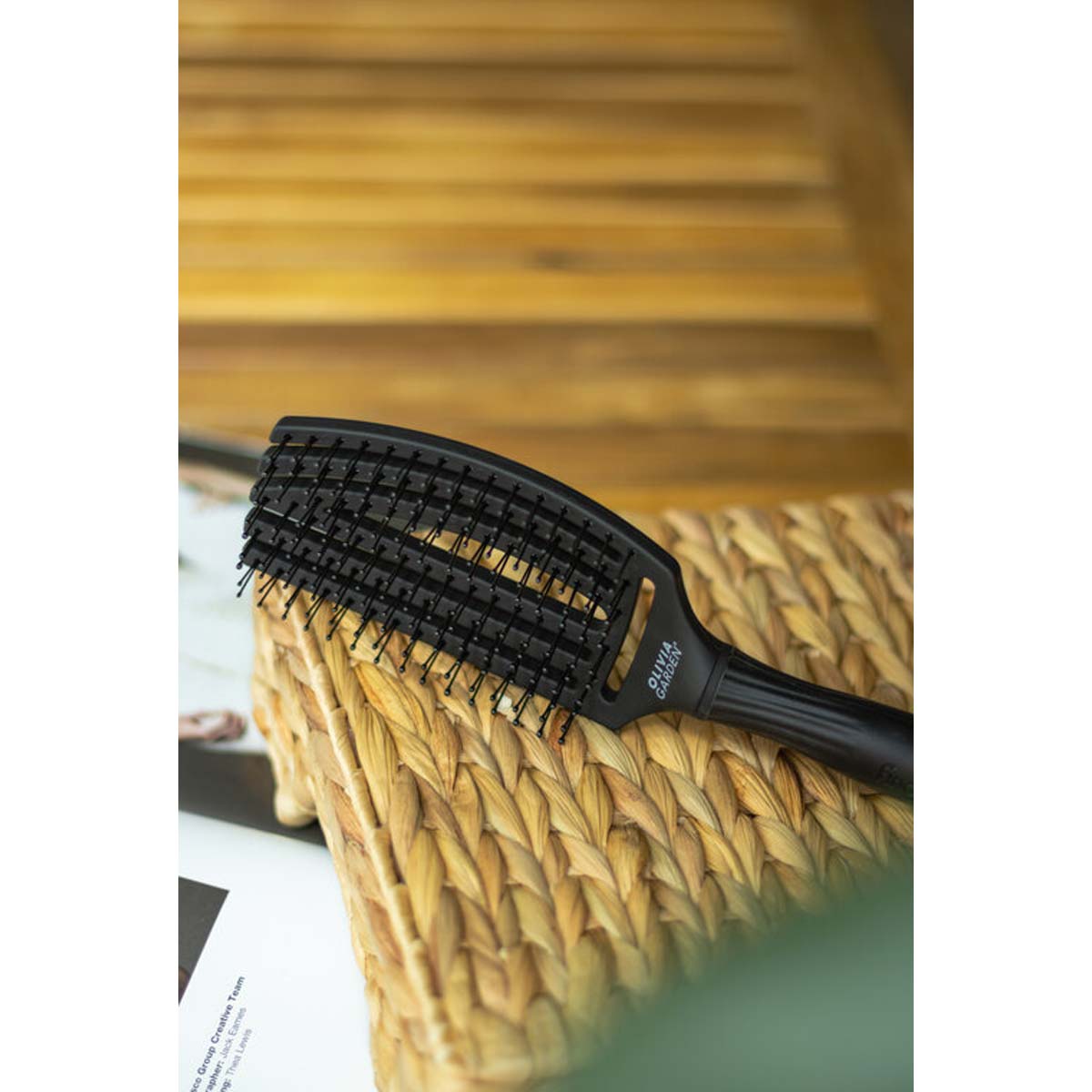 Brosse FINGERBRUSH CARE ICONIC Double Black Taille M