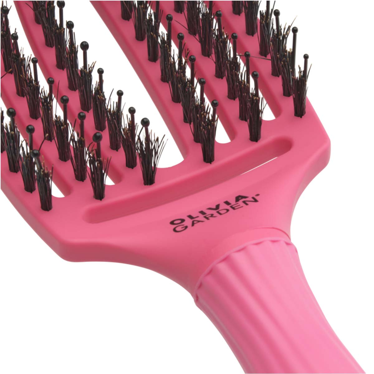 Brosse FINGERBRUSH CARE ICONIC Hot Pink Sanglier & Nylon Taille M