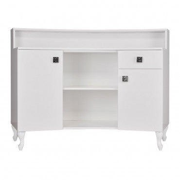 OBSESSION II Quilted Swarovski Crystal Box White Gloss Structure