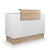 Caisse THIERRY Structure Blanche Panneau Frontal