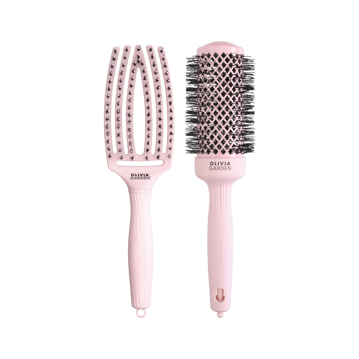 2 Pastel Pink Brushes Set