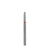 Embout en Carbure Cône Rouge Diamètre 2,3mm