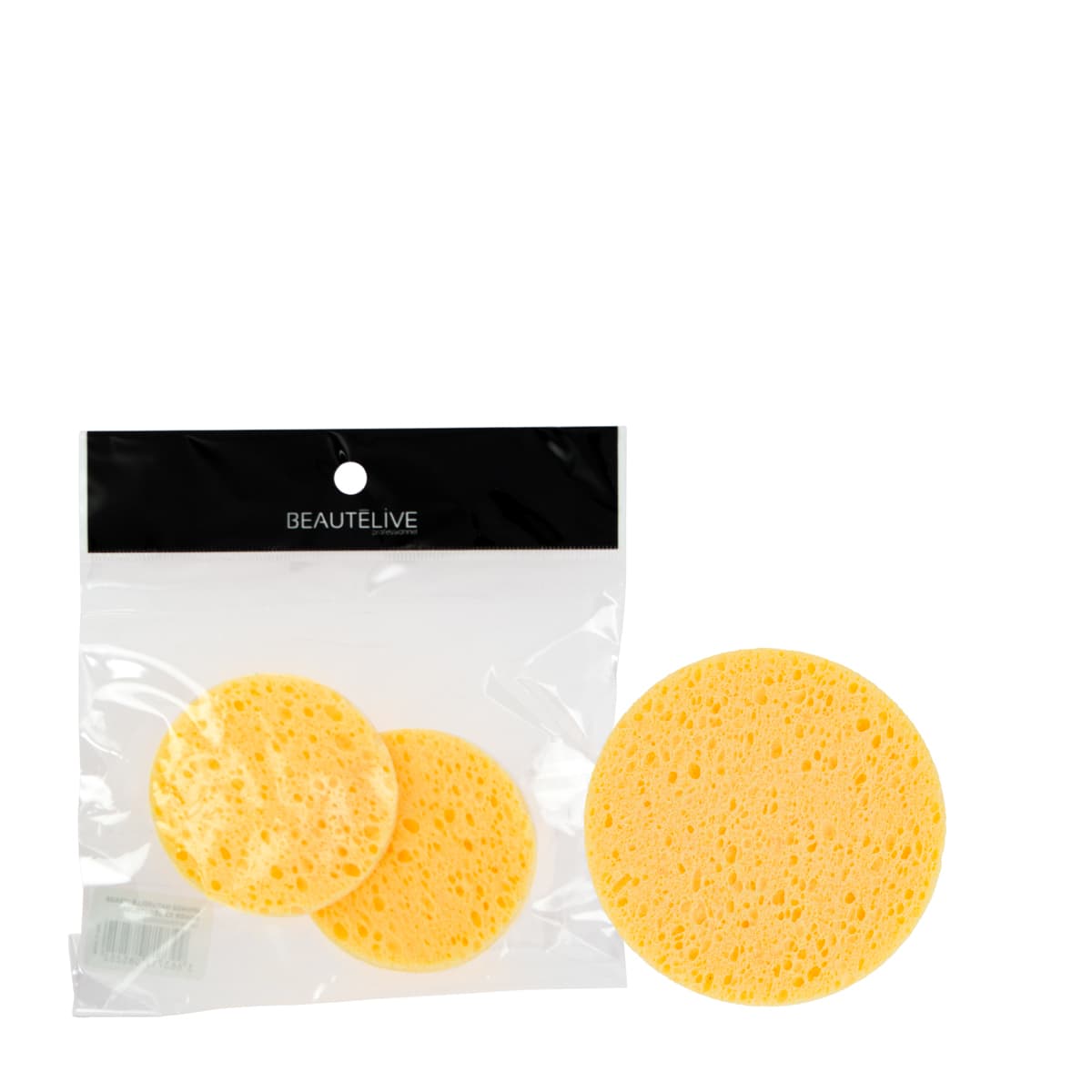 Round Natural Facial Sponges X2