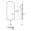 Expoback shelf unit Behind Butterfly and Portofino dressing table