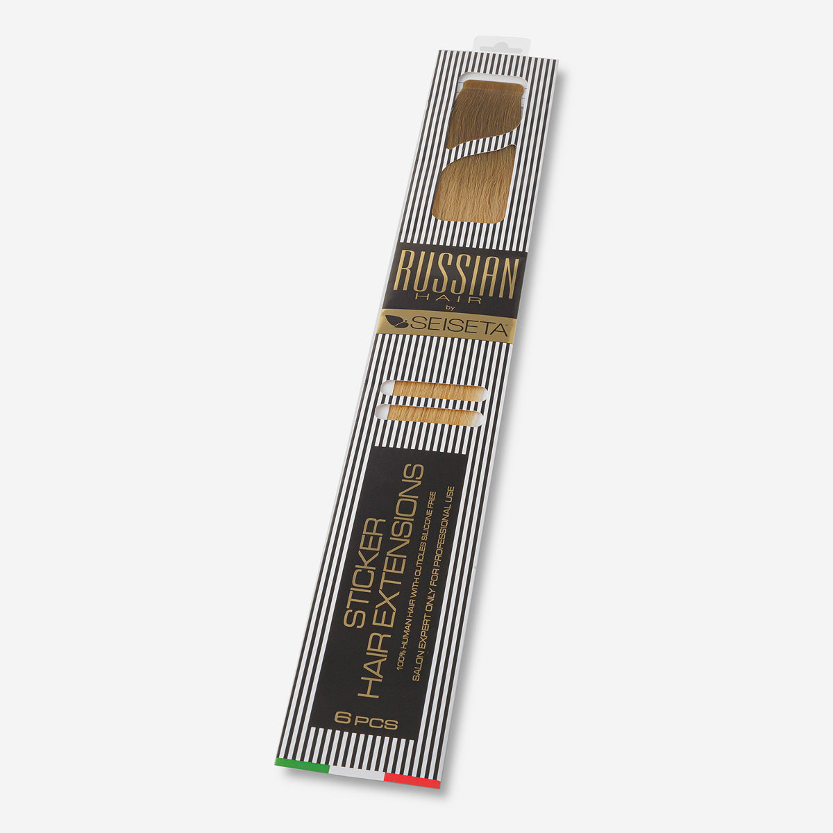 Extensions Adhésives RUSSES OMBREES 4cm X6 Bandes 50/55cm