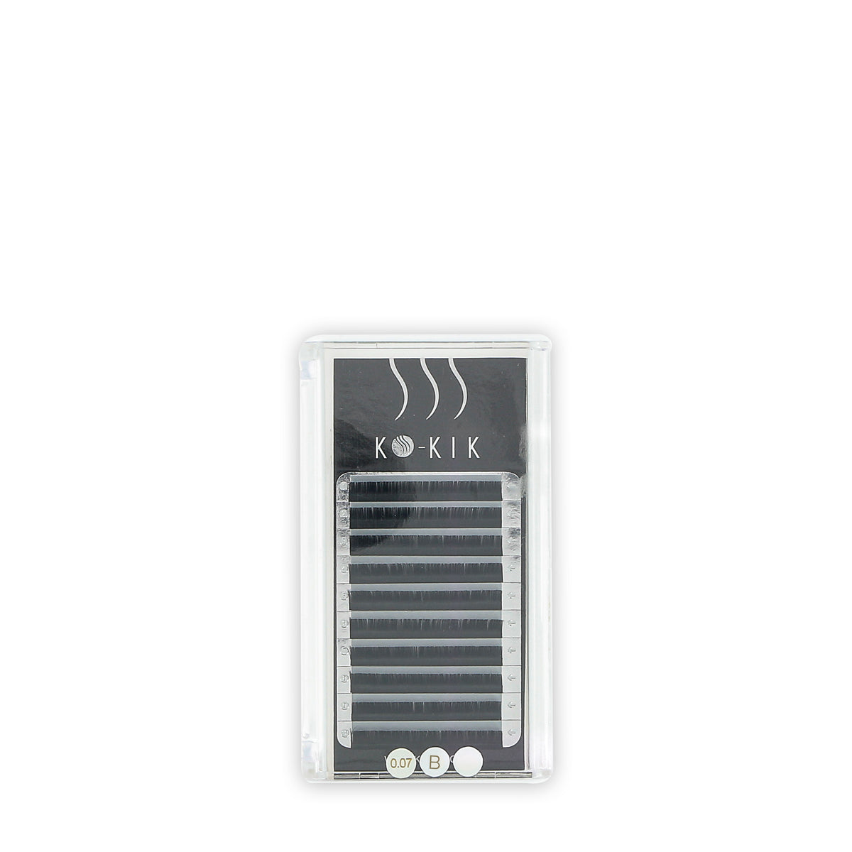 Extensions Cils Epaisseur 0,07mm Courbure B 10 Lignes