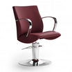 Fauteuil LIONESS accoudoirs acier poli