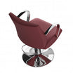 Fauteuil LIONESS accoudoirs acier poli