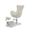 CREM Pedicure Chair with Foot Bath and Footrest