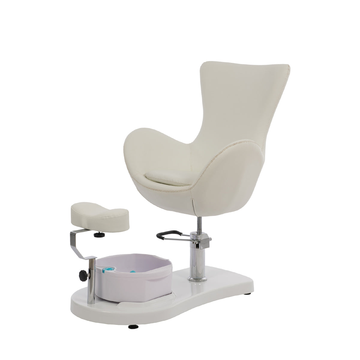 CREM Pedicure Chair with Foot Bath and Footrest
