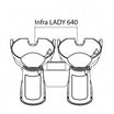 Aluminium spacer INFRALADY Caruso-Katy-Lion