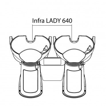 Aluminium spacer INFRALADY Caruso-Katy-Lion