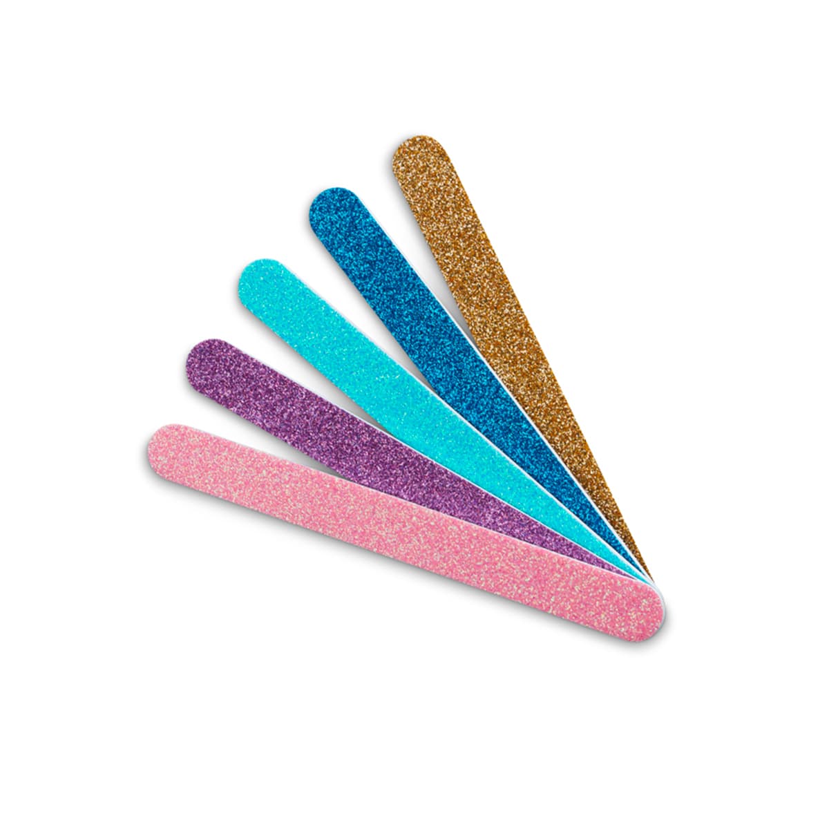 Limes à Ongles Pailletées Lot de 5
