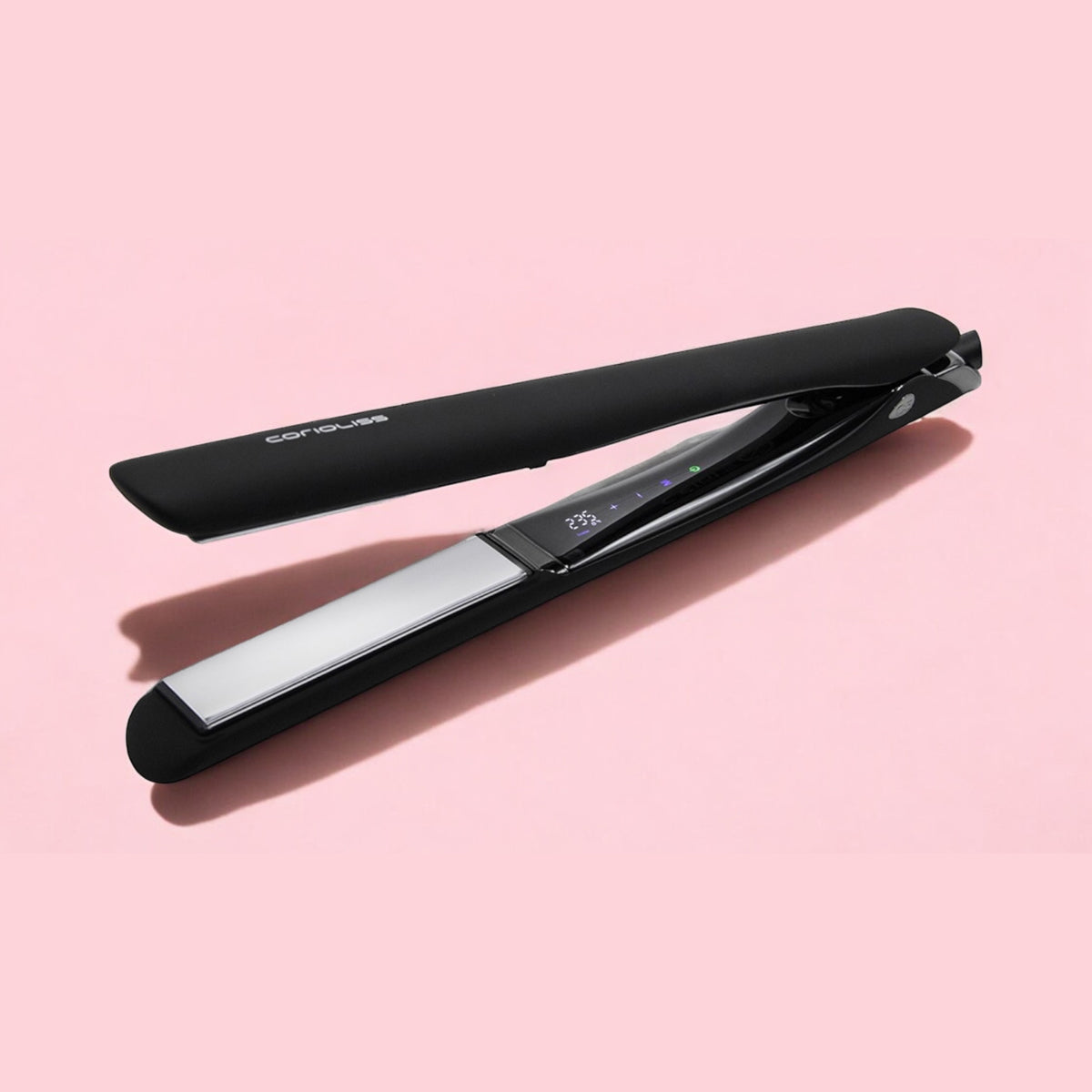 C5 Black Soft Touch Chrome Straightener