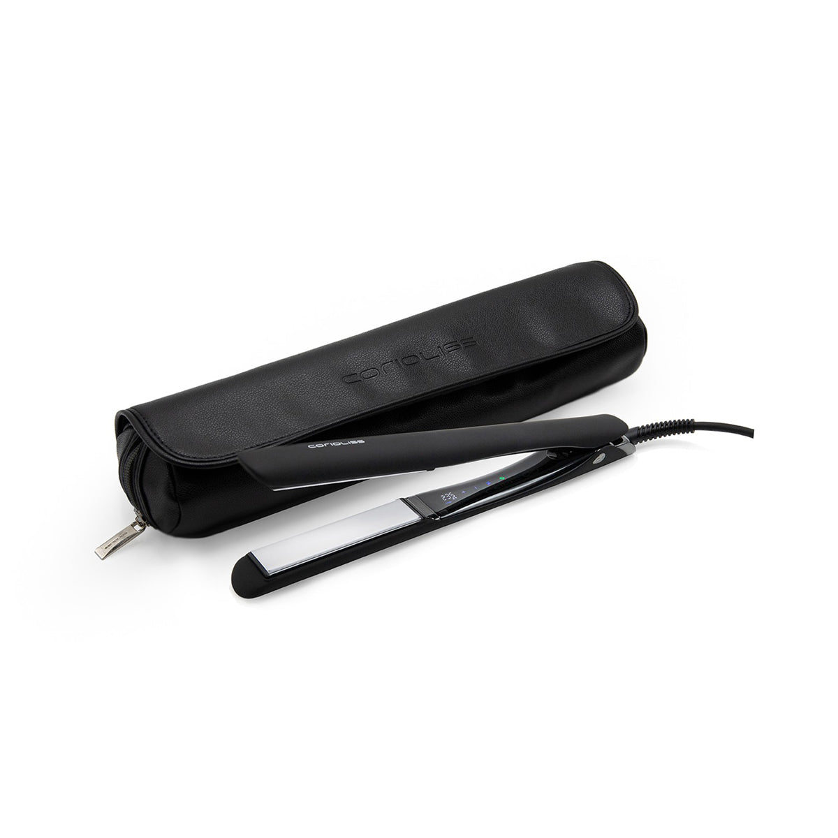 C5 Black Soft Touch Chrome Straightener