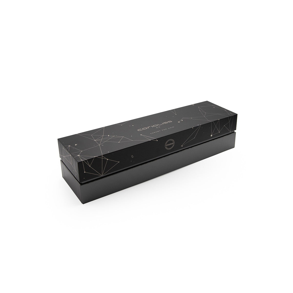 C5 Black Soft Touch Chrome Straightener