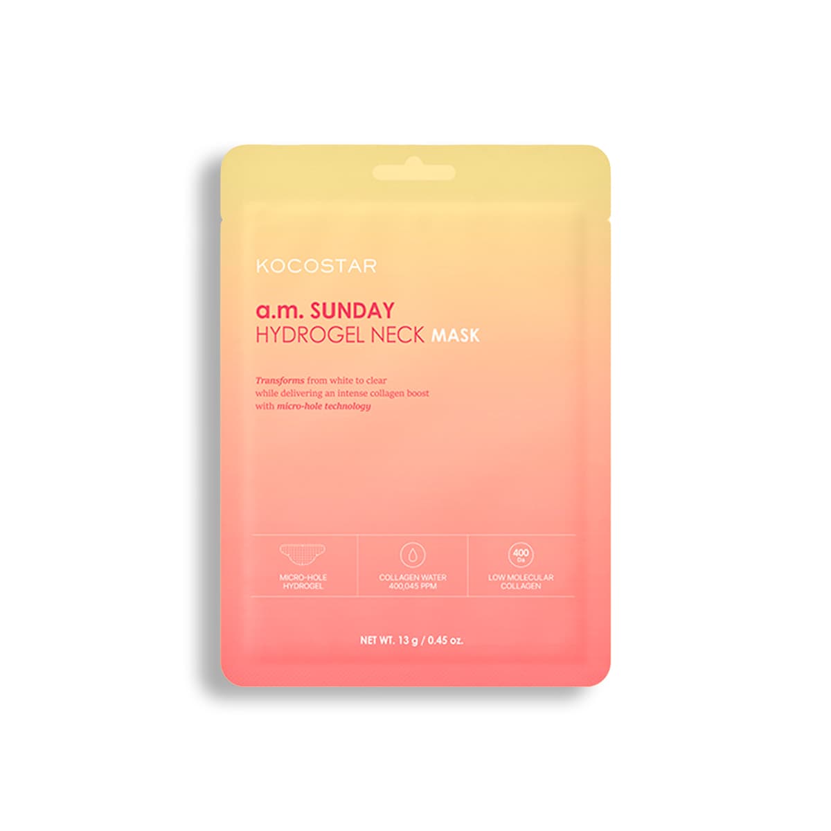 Masque Hydrogel pour le Cou