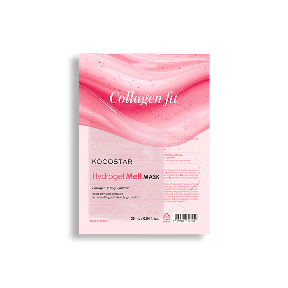 Masque Visage Hydrogel Fondant au Collagène