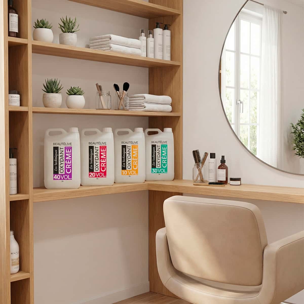 Oxydant crème Les techniques