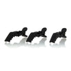 Pinces croco sépare mèches x4