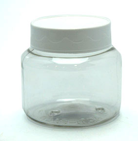 Empty jar with lid