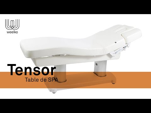 TENSOR White Electric Massage Table 4 Motors