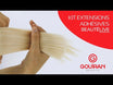 10-strip smooth adhesive hair extension kit 50cm