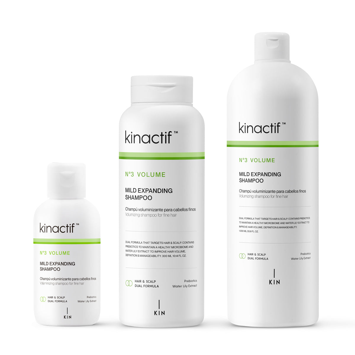 Shampoing Expanseur Volume Doux Kinactif