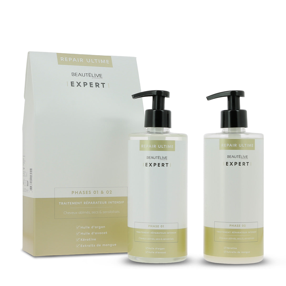 ULTIMATE REPAIR INTENSE CARE 2X500ML BEAUTELIVE EXPERT