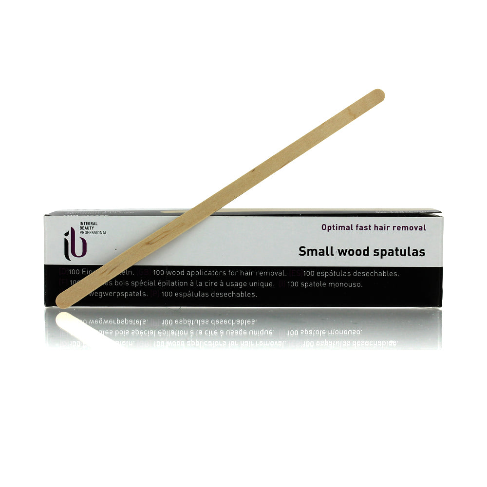Spatule épilation bois fine 138x5mm x100