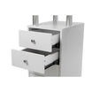 DISTAL Manicure Table 2 White Wood Cabinets