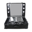 Portable Light-Up Black Makeup Table
