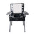 Portable Light-Up Black Makeup Table