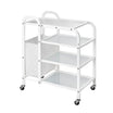 Trolley blanc avec poubelle