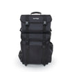 Valise professionnelle noire double compartiment 4 roues BERLIN